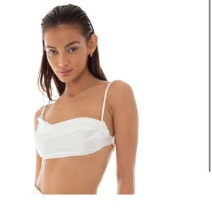 Are you am I CAI bra top, in white size SMALL